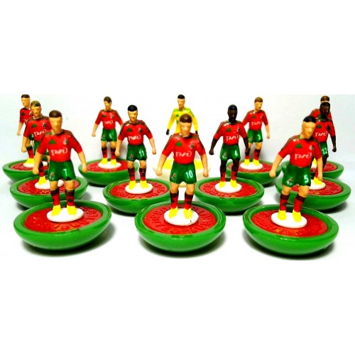 Subbuteo Andrew Table Soccer Locomotiv Moscow 2017-18 on Classic Lightweight bases